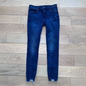 EXPRESS Ankle Legging Mid Rise Jeans - Size: 6L